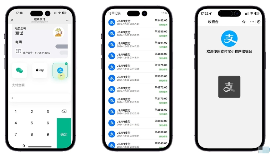 聚合易支付 精美设计的支付收银台模板 门店收银管理系统-免费提供建站资源馨跃芸博客